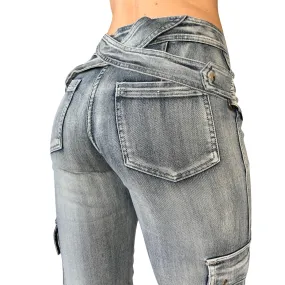 2000s L.E.I. Cargo Jeans (S)