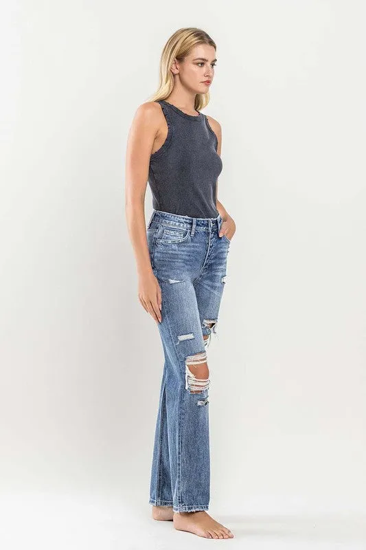 90's Vintage Slim Straight Jean