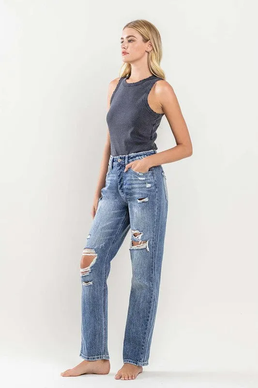 90's Vintage Slim Straight Jean
