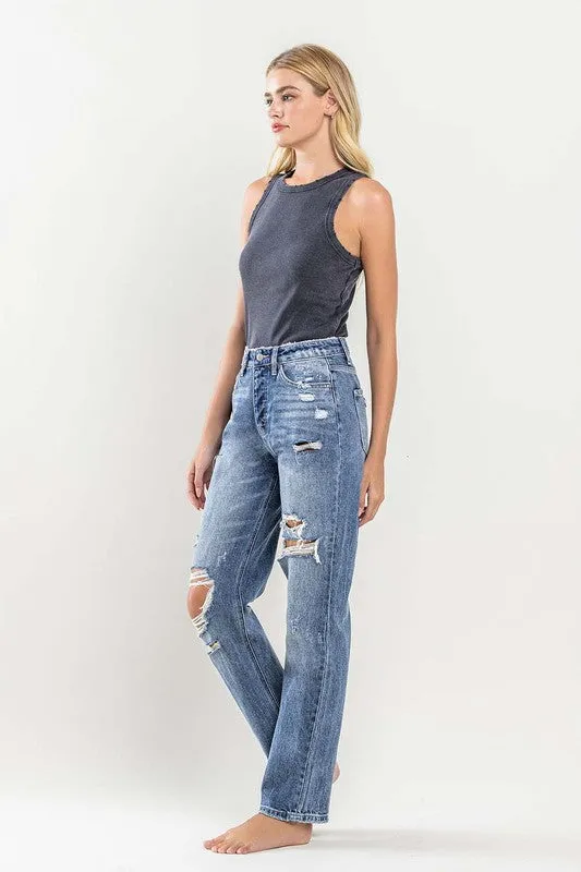 90's Vintage Slim Straight Jean