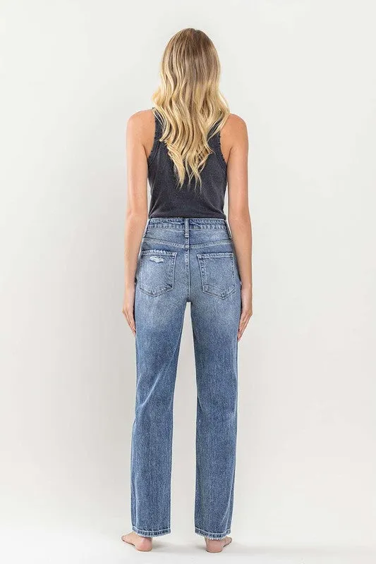 90's Vintage Slim Straight Jean