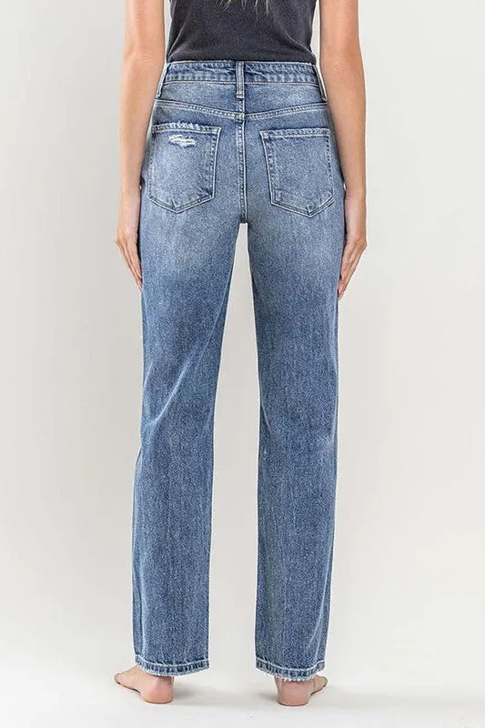 90's Vintage Slim Straight Jean