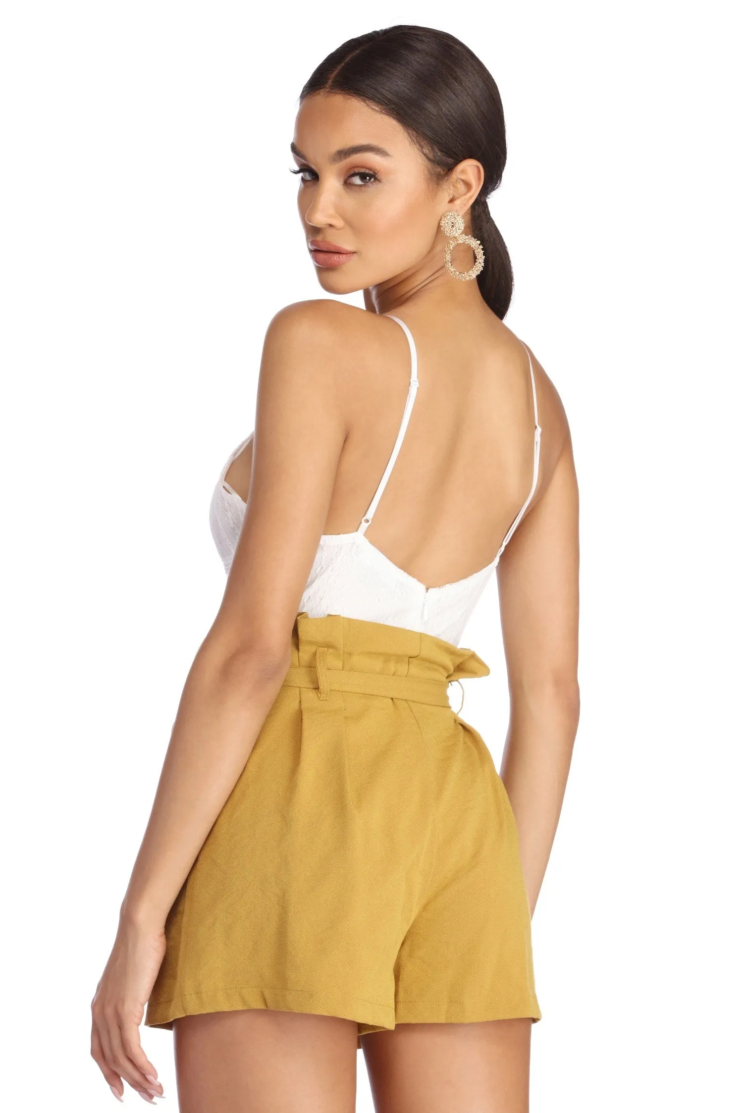 All Lines On You Lace Bodysuit