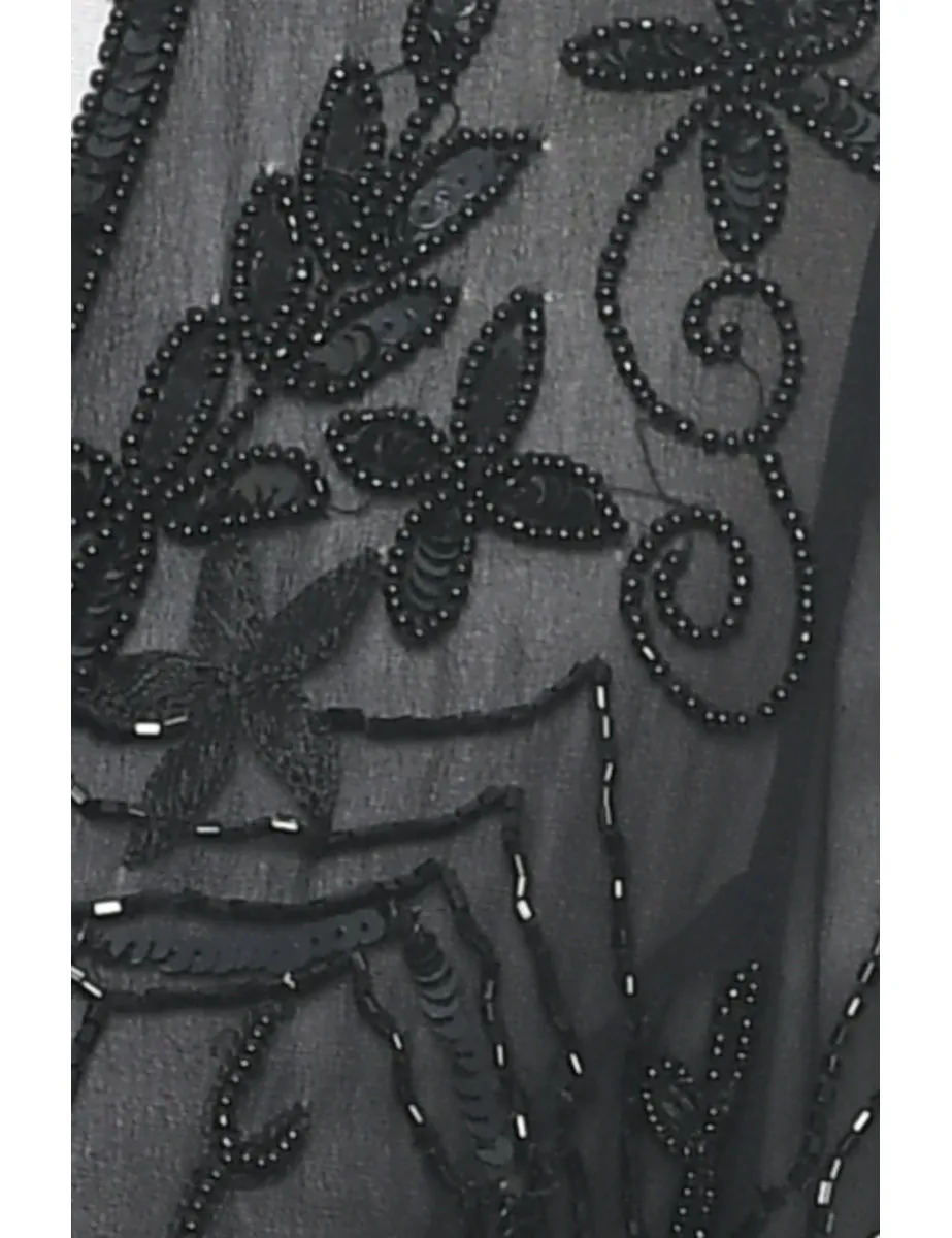 Beaded Cropped Jacket - XS
