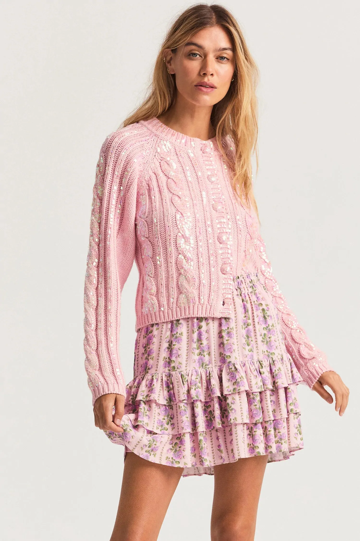 Bitsy Mini Skirt - Blushing Pink
