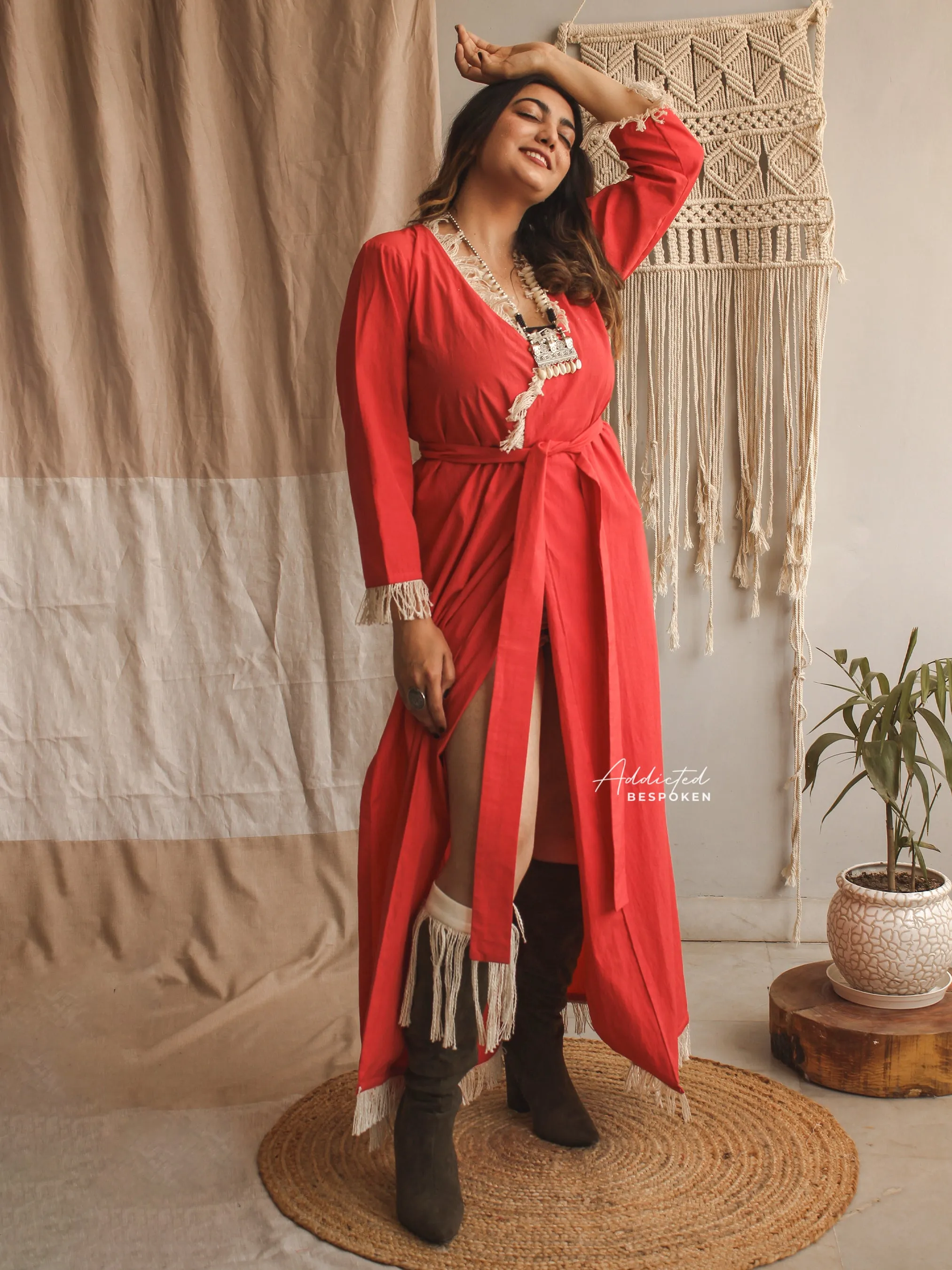 Boho Wrap Dress
