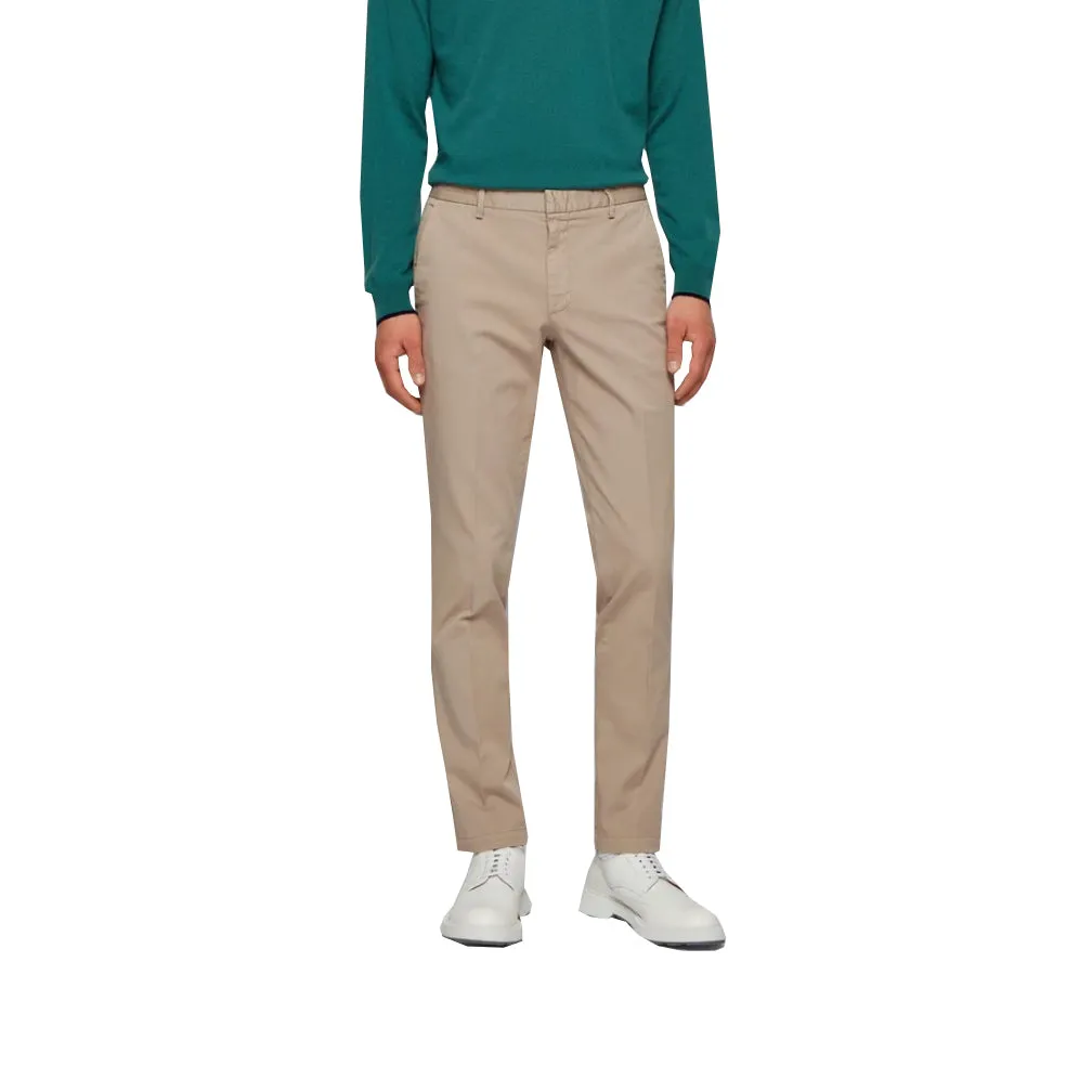 Boss Slim-fit chinos in stretch-cotton gabardine - TB0225