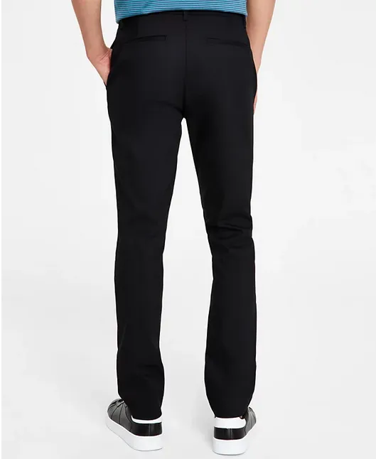 Calvin Klein Men's Slim Fit Modern Stretch Chino Pants Black 30 x 32