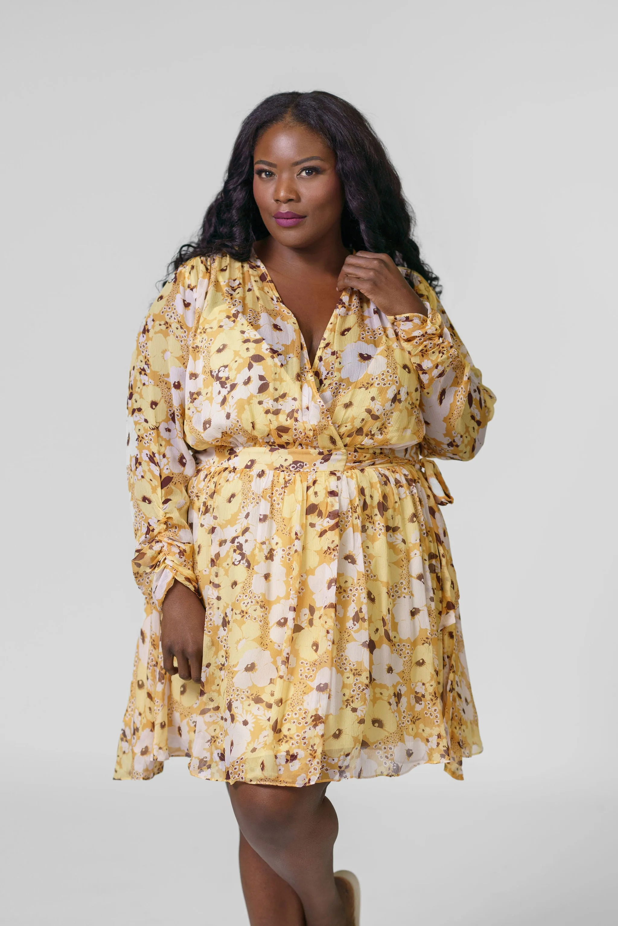 CLARA MINI SILK DRESS