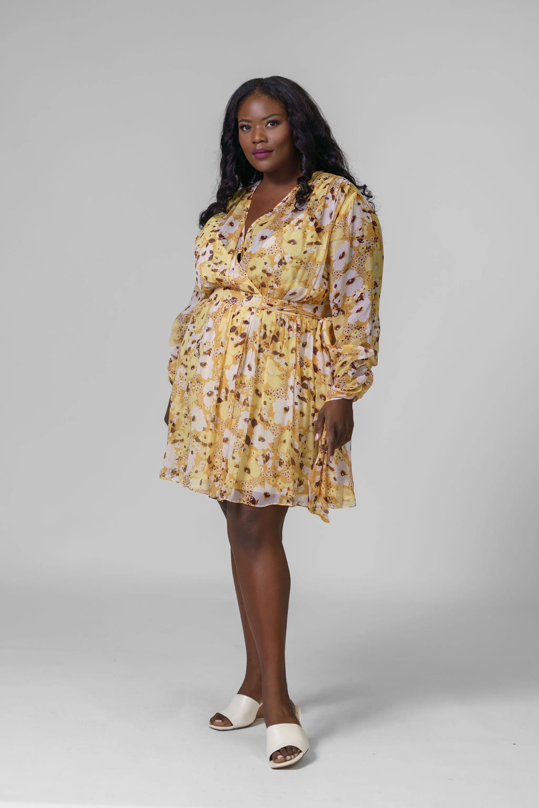 CLARA MINI SILK DRESS