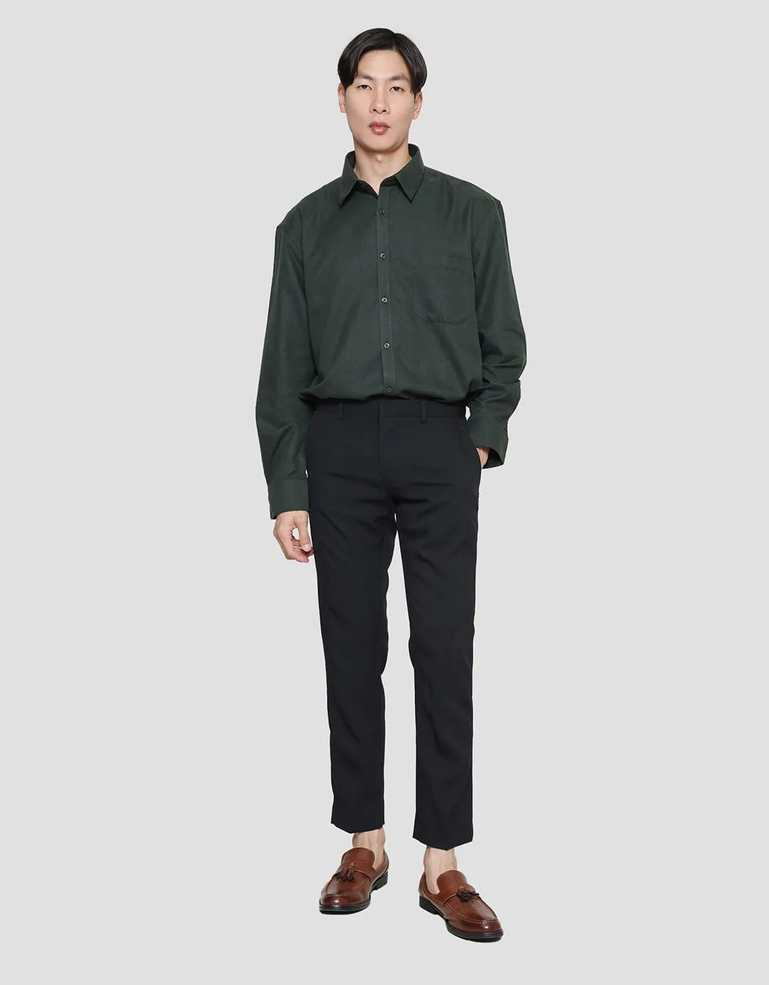 Cole Poly Viscose Slim Celana Panjang Pria