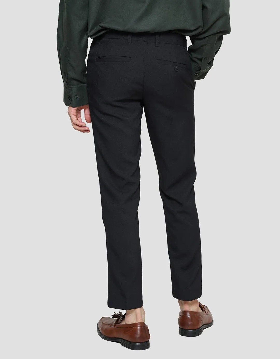 Cole Poly Viscose Slim Celana Panjang Pria