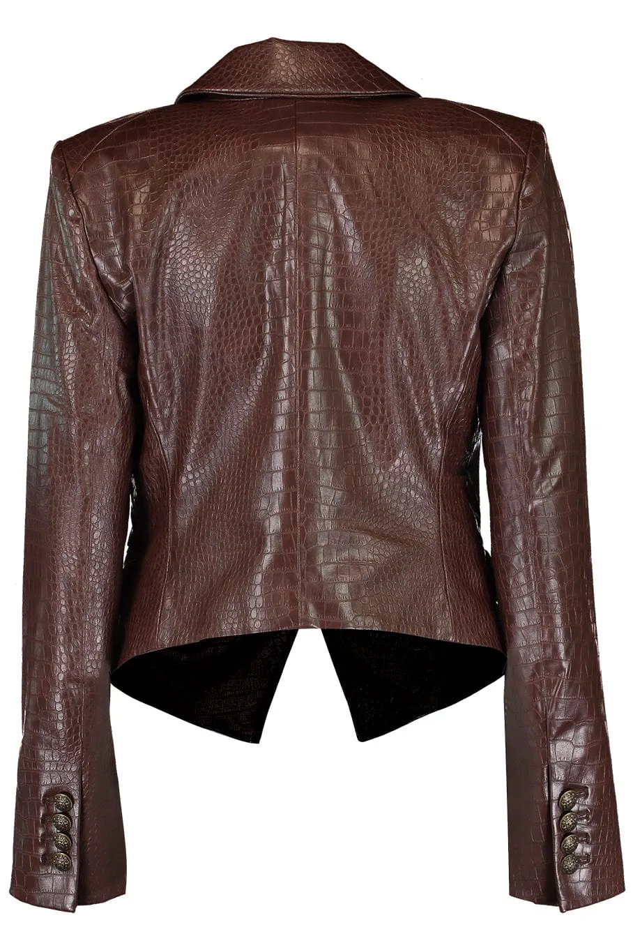 Cooke Vegan-Leather Dickey Jacket