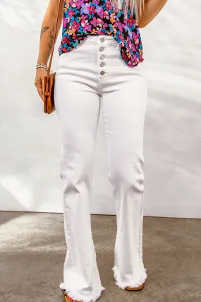 Cuff It, Botton Fly Flare Jeans