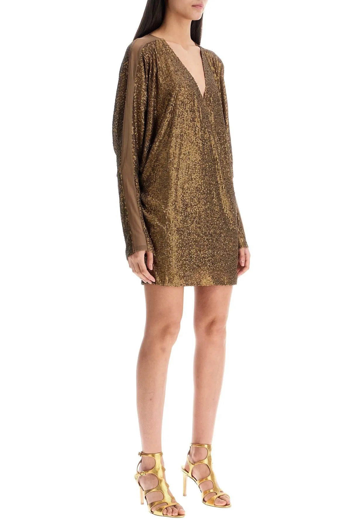 Dolman Wrap Mini Dress