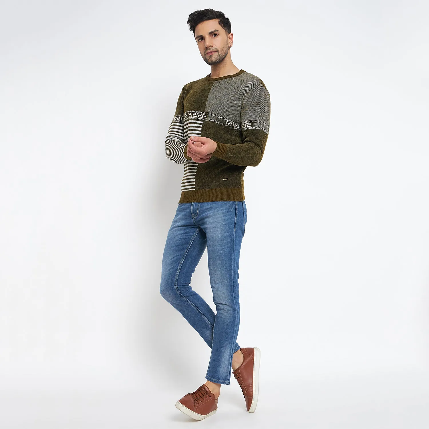 Duke Stardust Men Full Sleeve Round Neck Pullover (SDS2117)