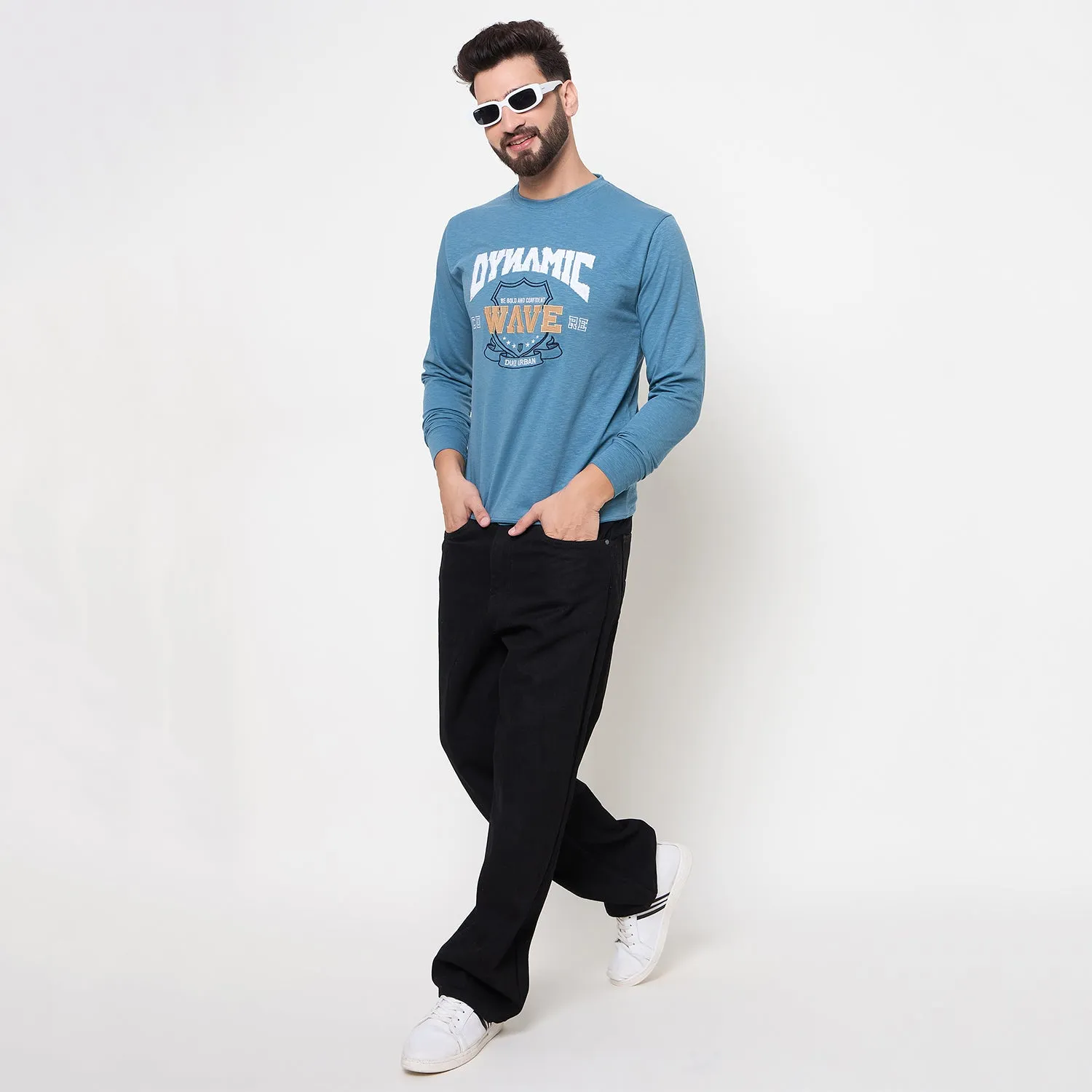 Duke Stardust Men Printed Sweatshirt (LF6422)
