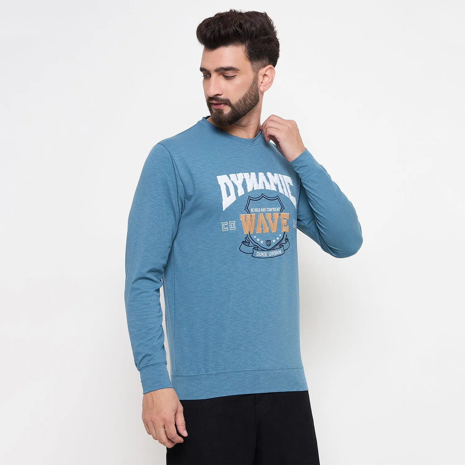 Duke Stardust Men Printed Sweatshirt (LF6422)