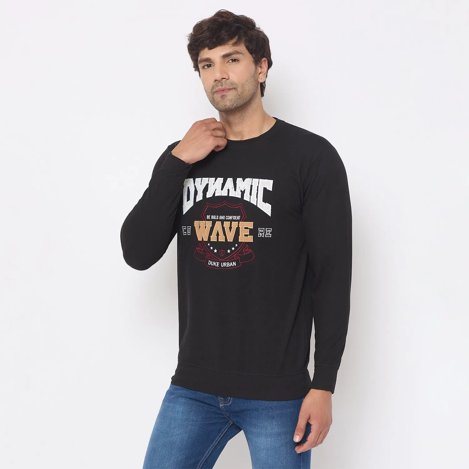 Duke Stardust Men Printed Sweatshirt (LF6422)