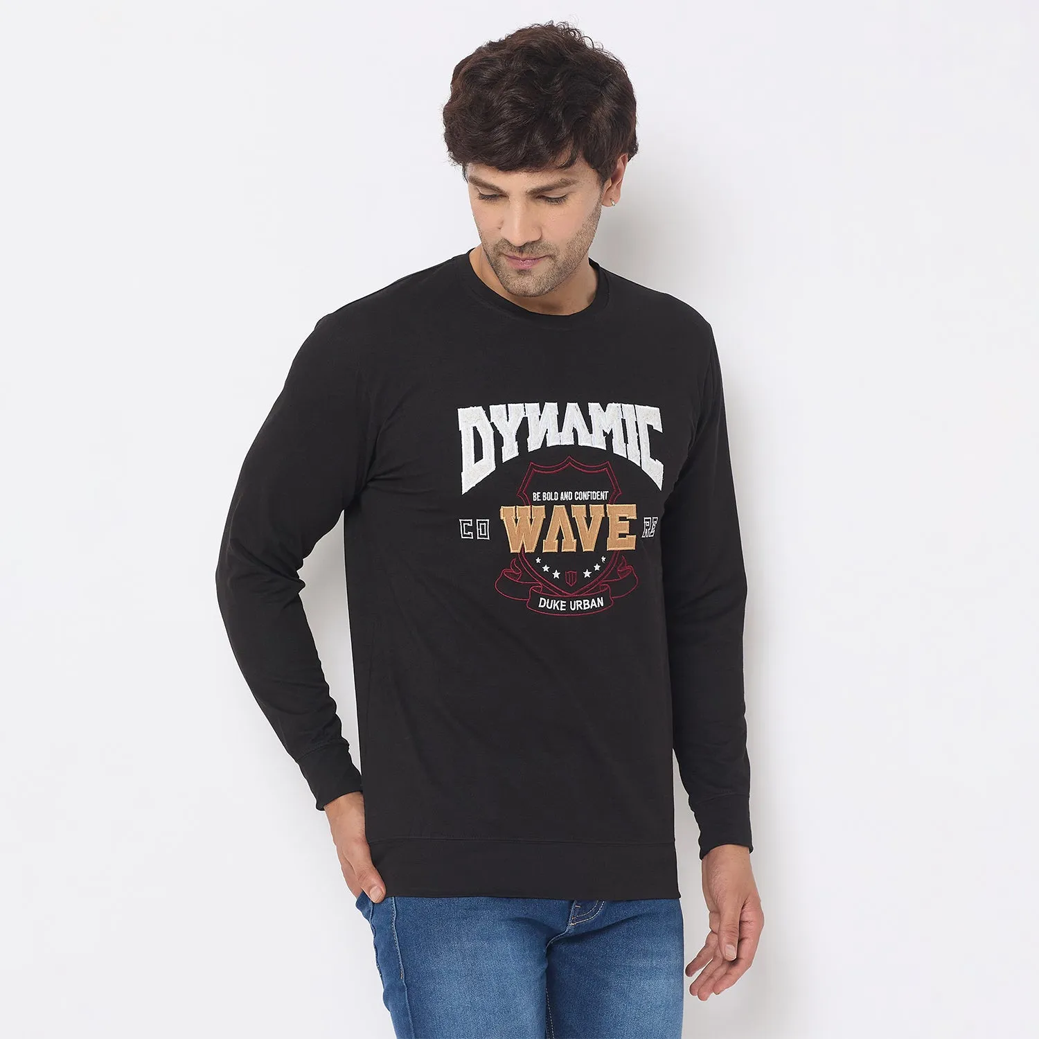 Duke Stardust Men Printed Sweatshirt (LF6422)
