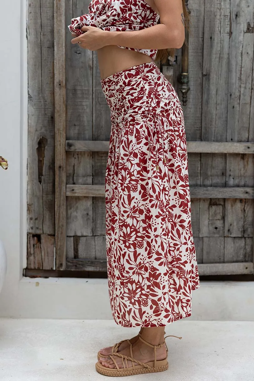 EDEN ROUCHED SKIRT