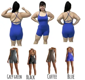 Everyday cross back padded body suit
