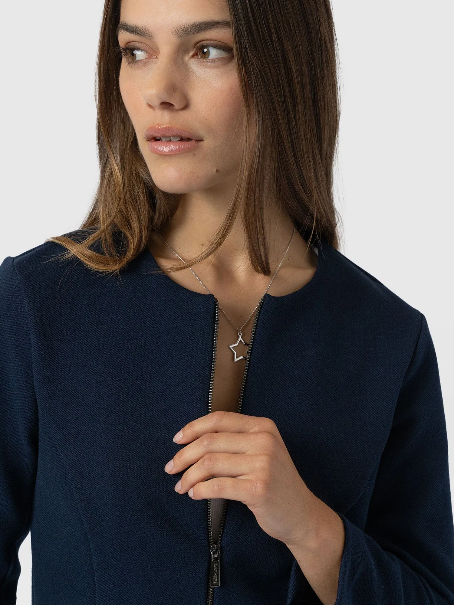 Florence Jacket - Navy Twill