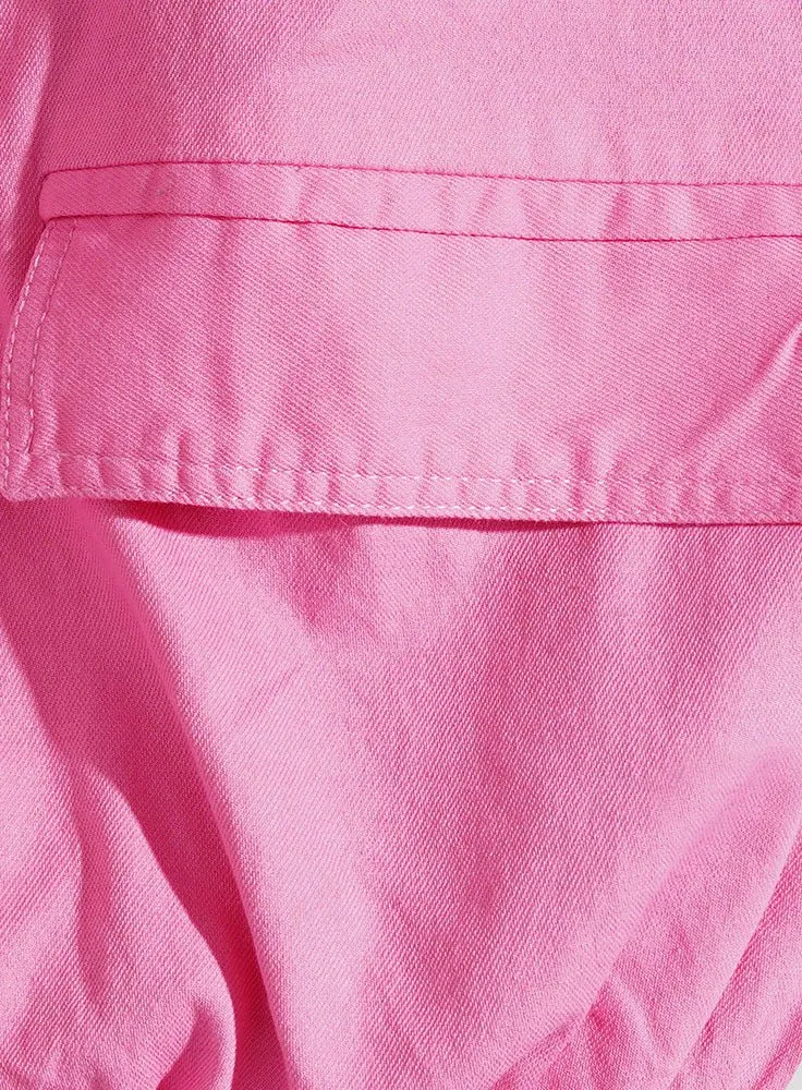 Fuchsia Pink RD-Gabardine Vest