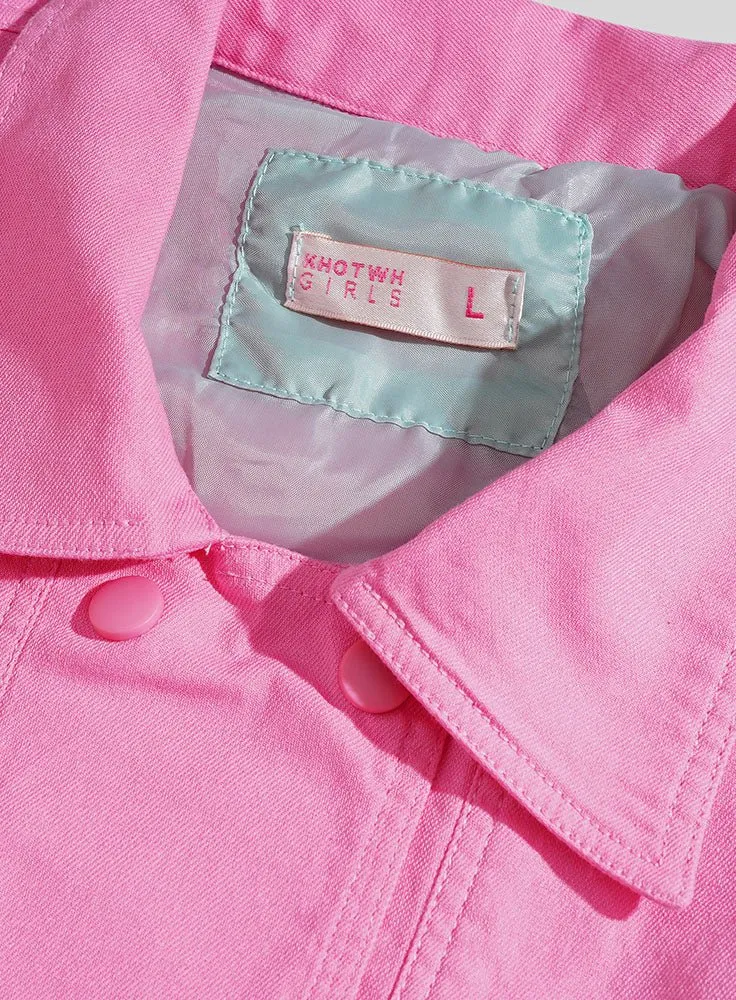 Fuchsia Pink RD-Gabardine Vest