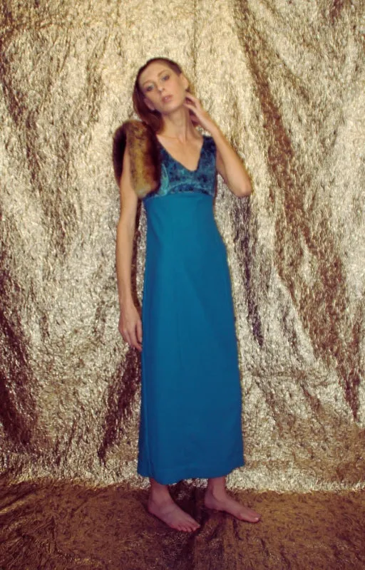 Green Vintage Maxi Dress TALL