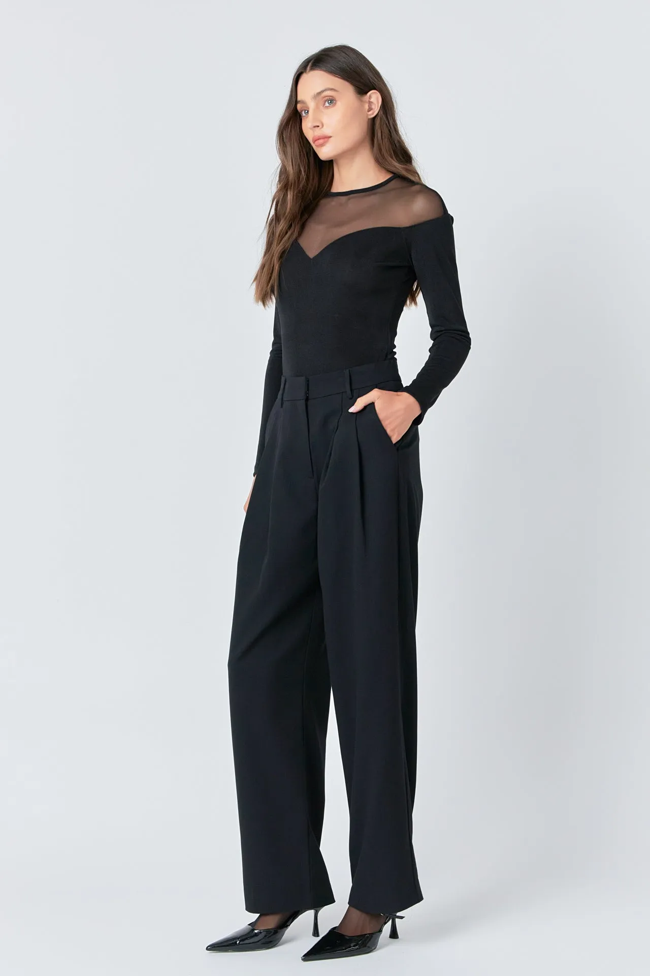 Grey Lab - Wide Leg Trousers