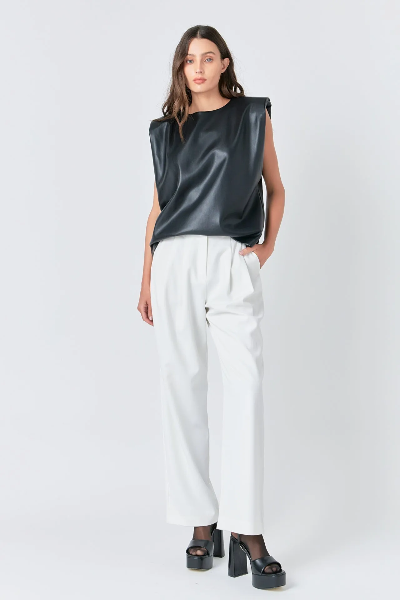 Grey Lab - Wide Leg Trousers