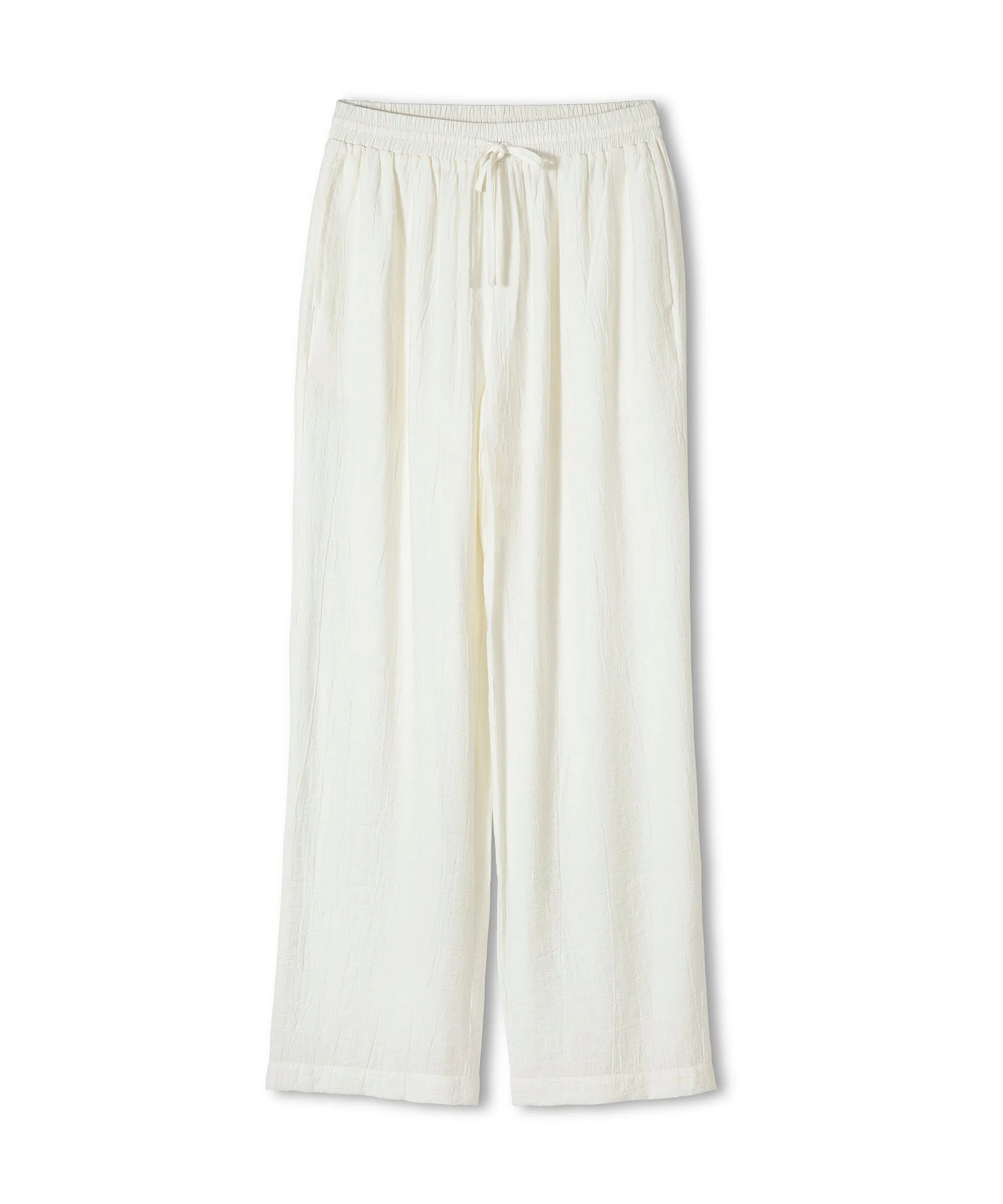 Ipekyol Textured Elasticated Waist Trousers White