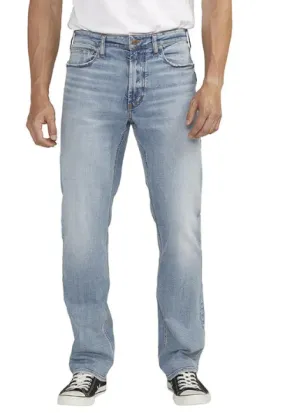 Jeans Silver "Indigo" Machray Athletic Fit Straight Leg
