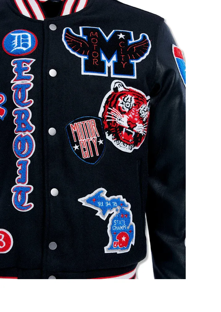JORDAN CRAIG MOTOWN VARSITY JACKET (PISTON)