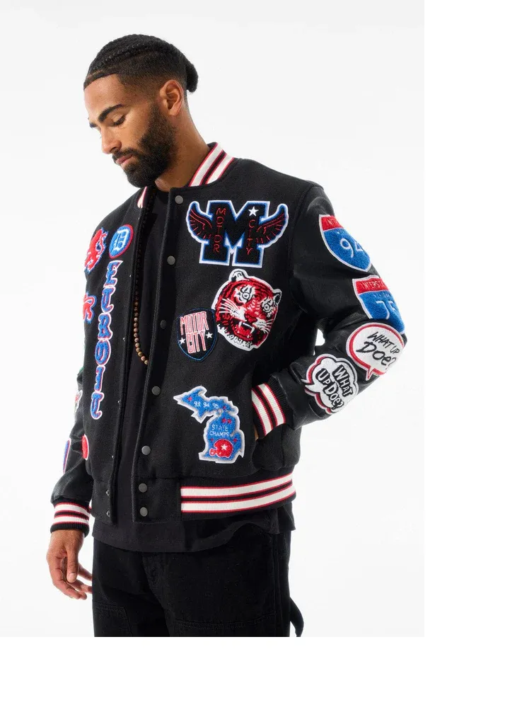 JORDAN CRAIG MOTOWN VARSITY JACKET (PISTON)
