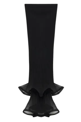 Kelso Knit Midi Skirt | Black
