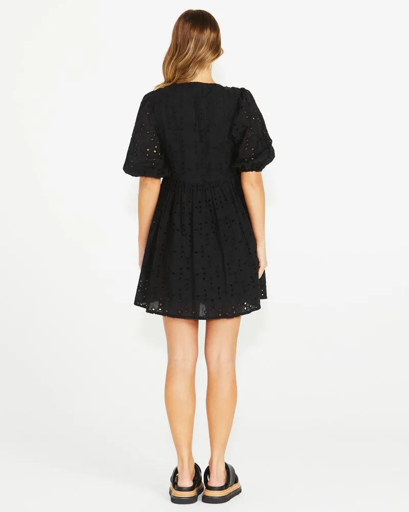 Kirby Wrap Dress - Black