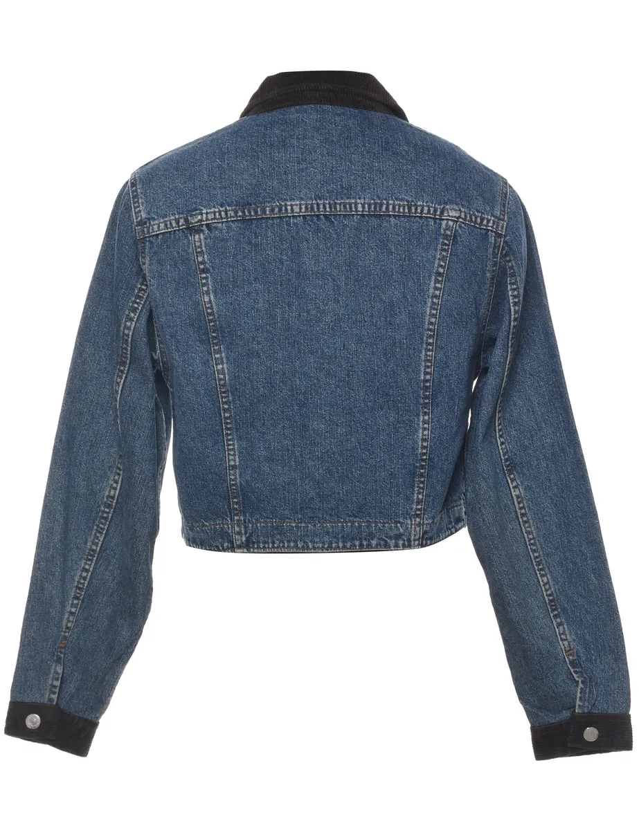Lee Cropped Denim Jacket - M