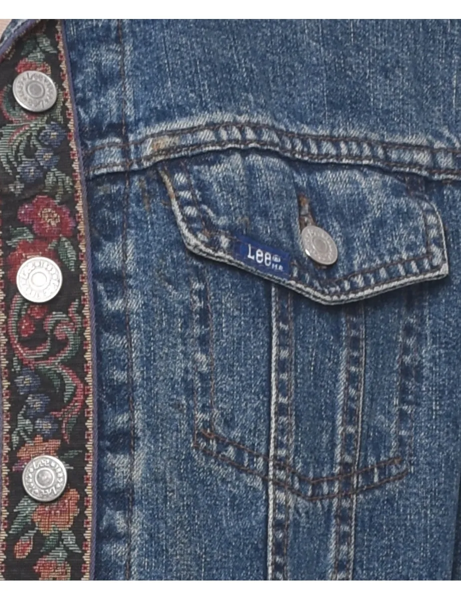 Lee Cropped Denim Jacket - M