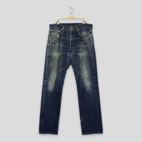 Levi's 501XX Distressed Ripped Jeans Size 31x31