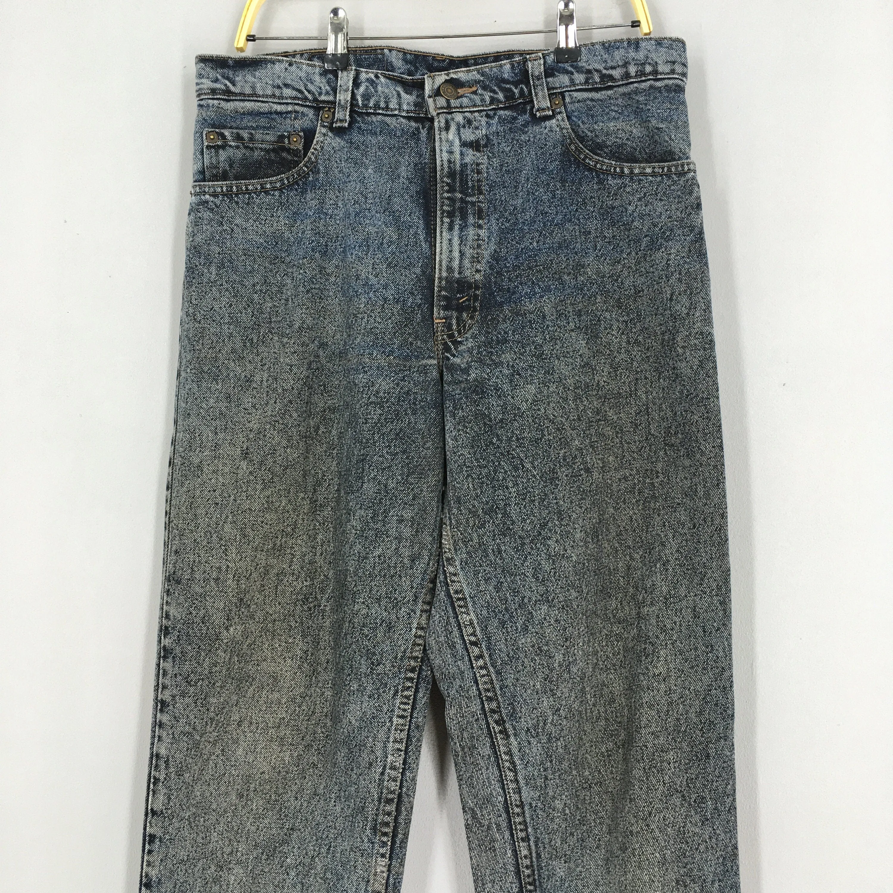Levis 550 Dark Gray Jeans Size 33x34