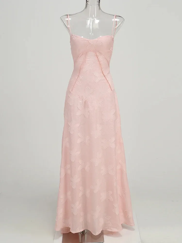 Long Sleeve Formal Deep V-Neck Evening Prom Gown