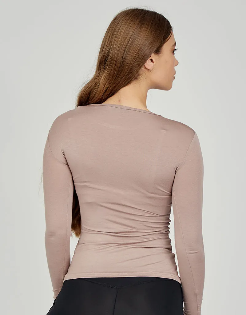 Low Neck Body Top - Dark Shades