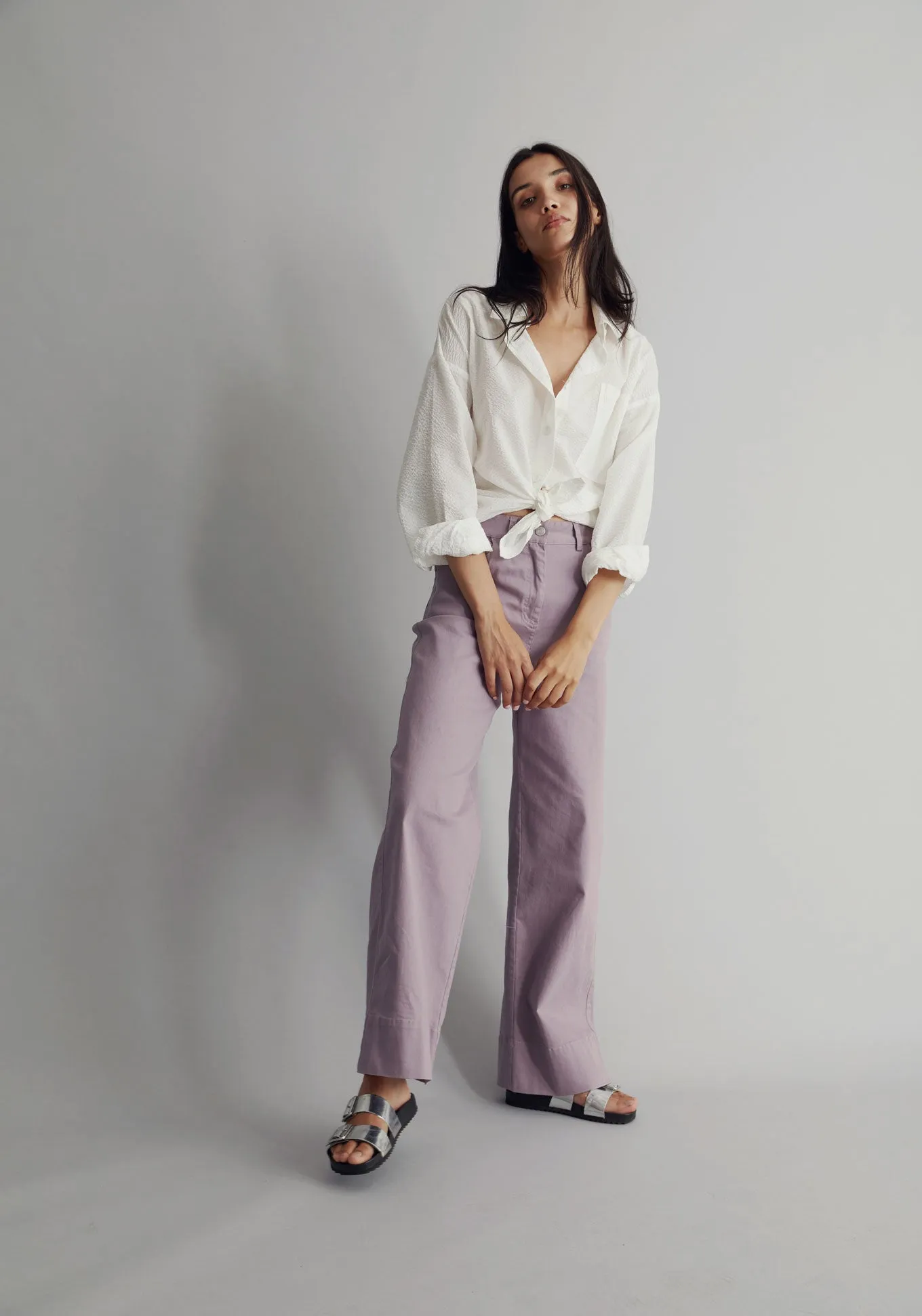 Lynx Organic Cotton Trousers Purple