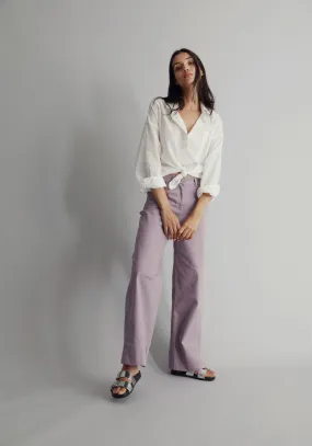 Lynx Organic Cotton Trousers Purple