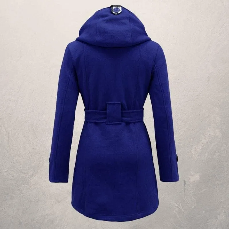 Lyssia | Hooded Peacoat - Elegant Winter Coat, Stylish & Warm