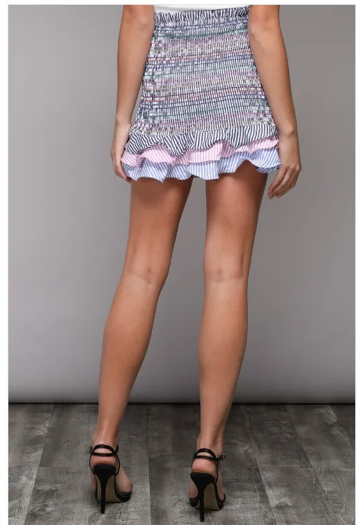 MARGARITA SMOCKED SKIRT