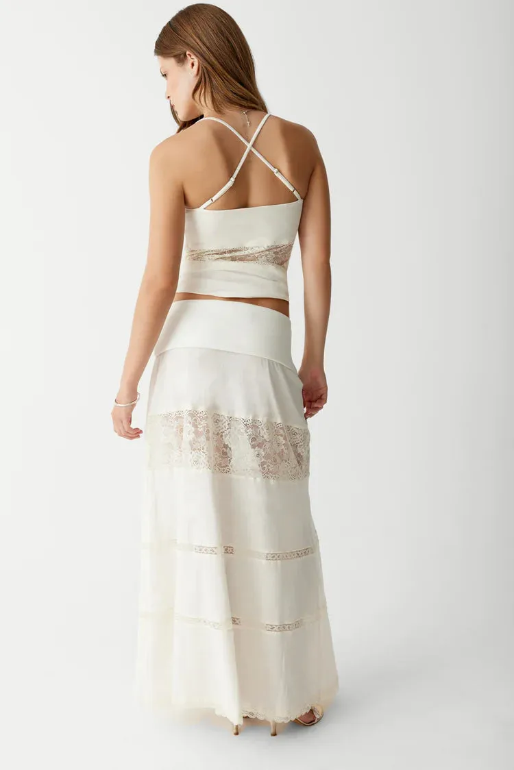 Memphis Lace Maxi Skirt