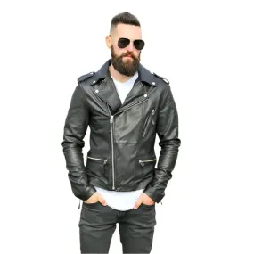 Men's Designer Leather Jacket – Stylish & High-Quality